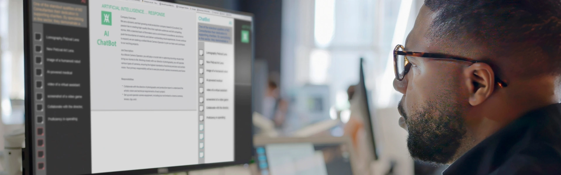 Chat GPT for Content Creation: Benefits and Risks Header Background