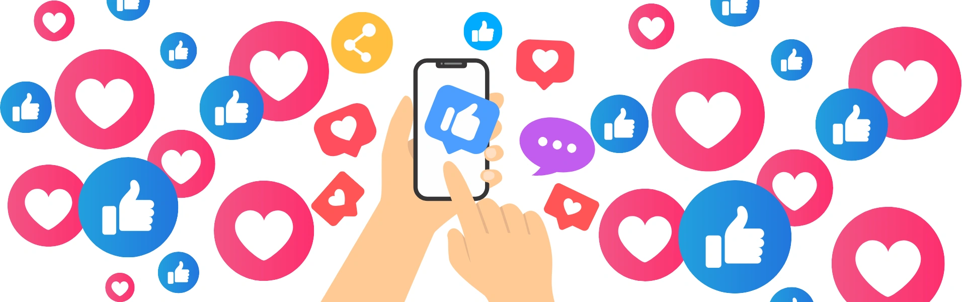 Organic vs Paid Social Media: Which One’s Right for You? Header Background