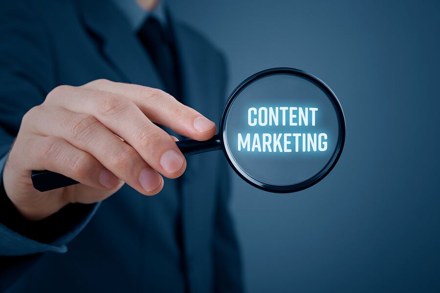 Influencer Marketing Or Content Marketing Header Background