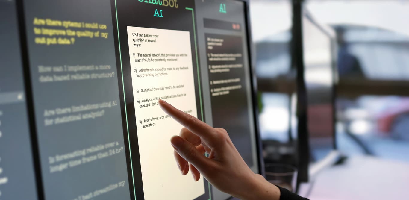 How to Take Advantage of AI for Your Business Header Background